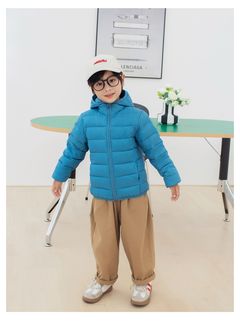 兒童連帽羽絨外套