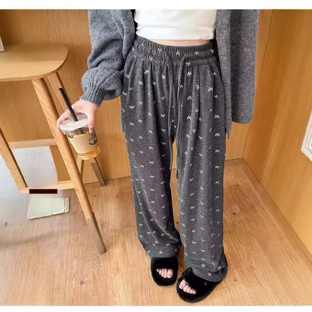 寬鬆顯瘦直筒褲