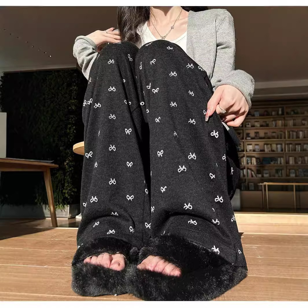 寬鬆顯瘦直筒褲