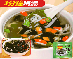 即食海帶蝦仁湯
