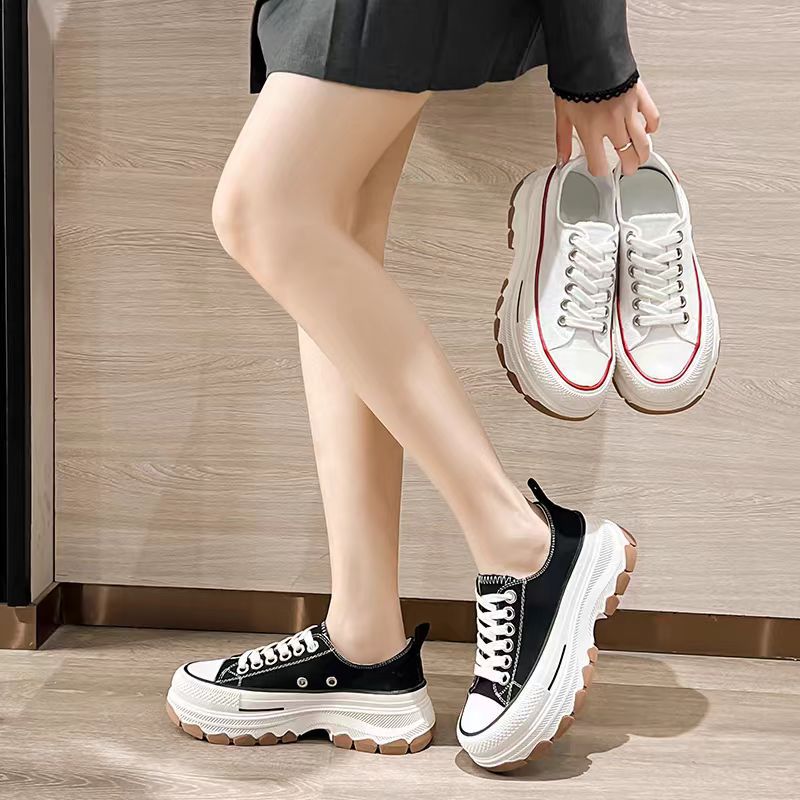 新款港風帆布鞋